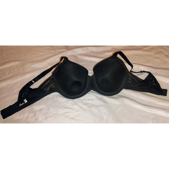 NWT Paramour by Felina Paramour Marvelous Side Smoother Underwire Bra 38D Black - Picture 2 of 8